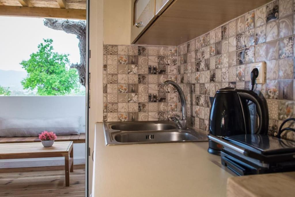 Alfa House W/ View & Barbeque In Pythagorion Villa Buitenkant foto